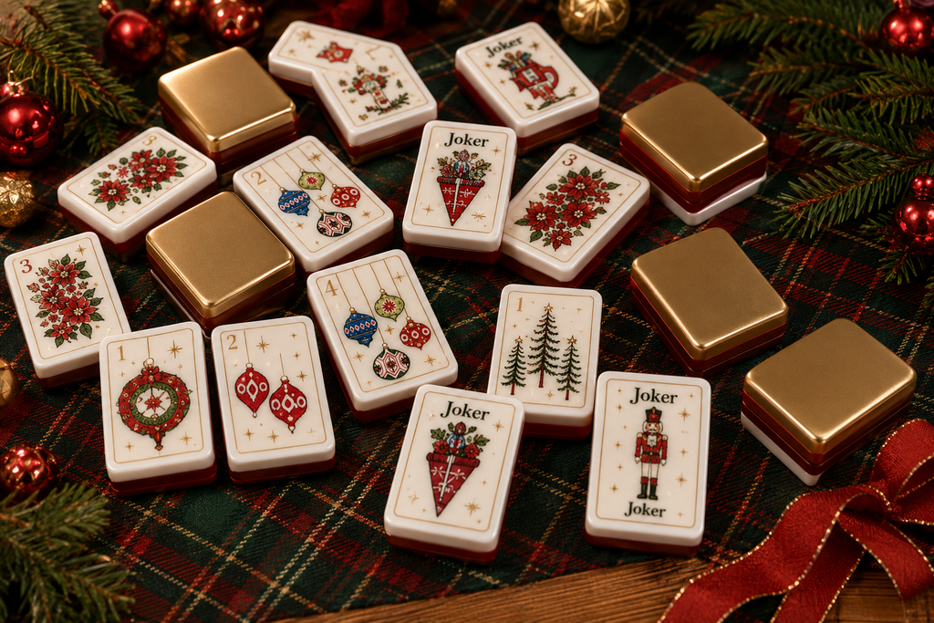 Christmas Nutcracker American Mahjong Tiles Set