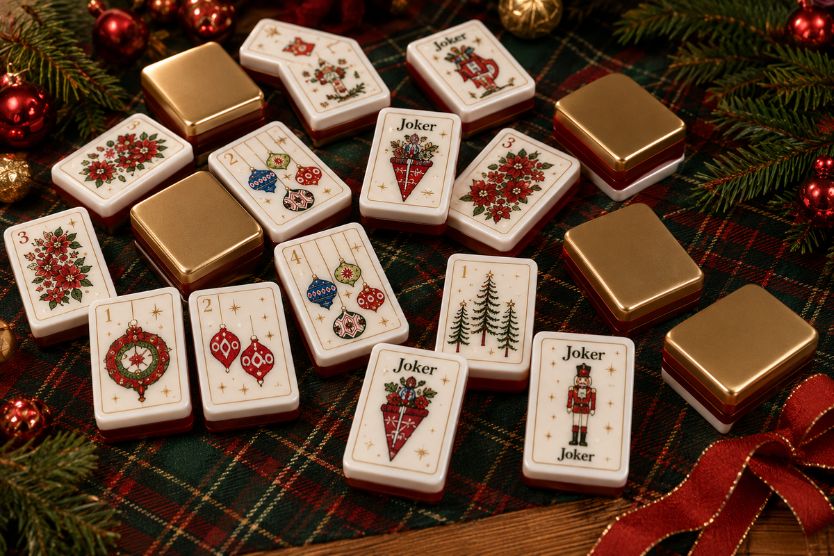 Christmas Nutcracker American Mahjong Tiles Set