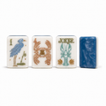 Coastal Blue American Mahjong Tiles Set