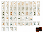 Leopard Lotus American Mahjong Tiles Set